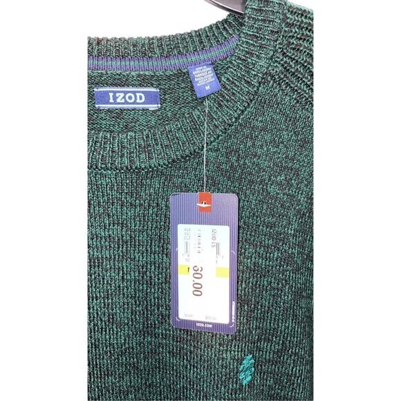 Green IZOD Casual Sweater/Crewneck NWT Men’s Size M - Picture 3 of 3